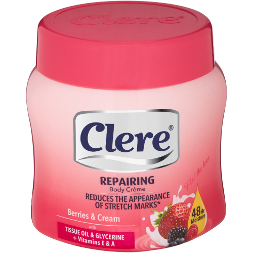 Clere Berries & Cream Body Cream 500ml