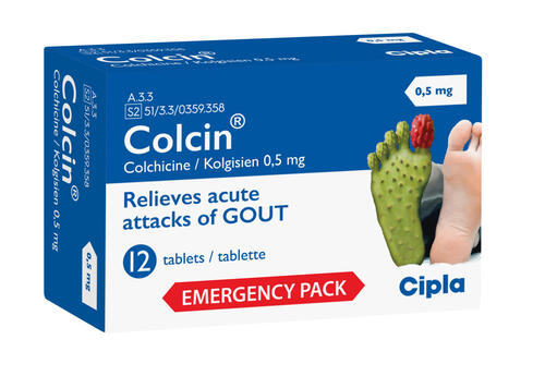 Colcin 0.5mg 12s