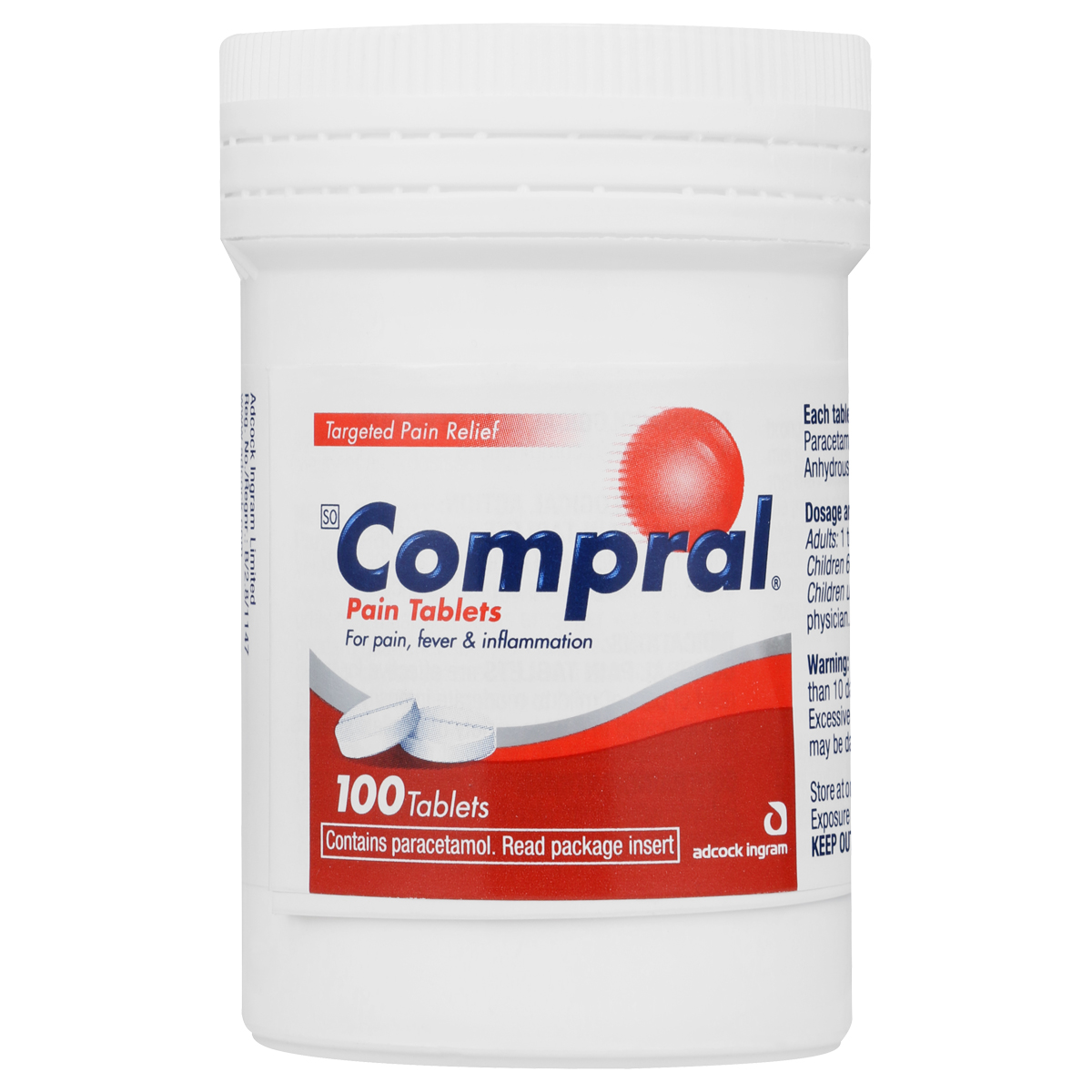 Compral Headache Tablets 100 Tablets