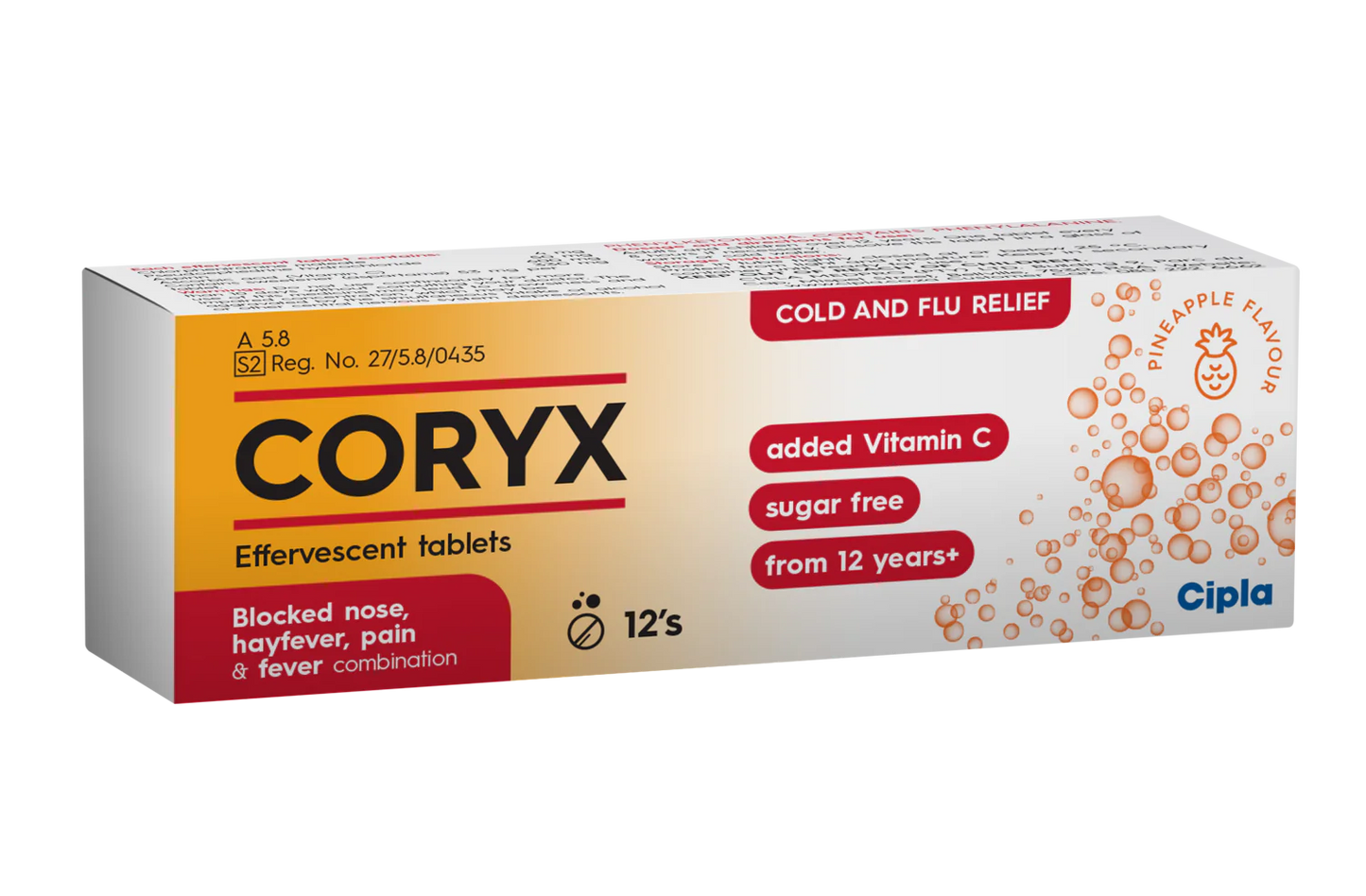Coryx Effervescent Tablets 12  Tablets