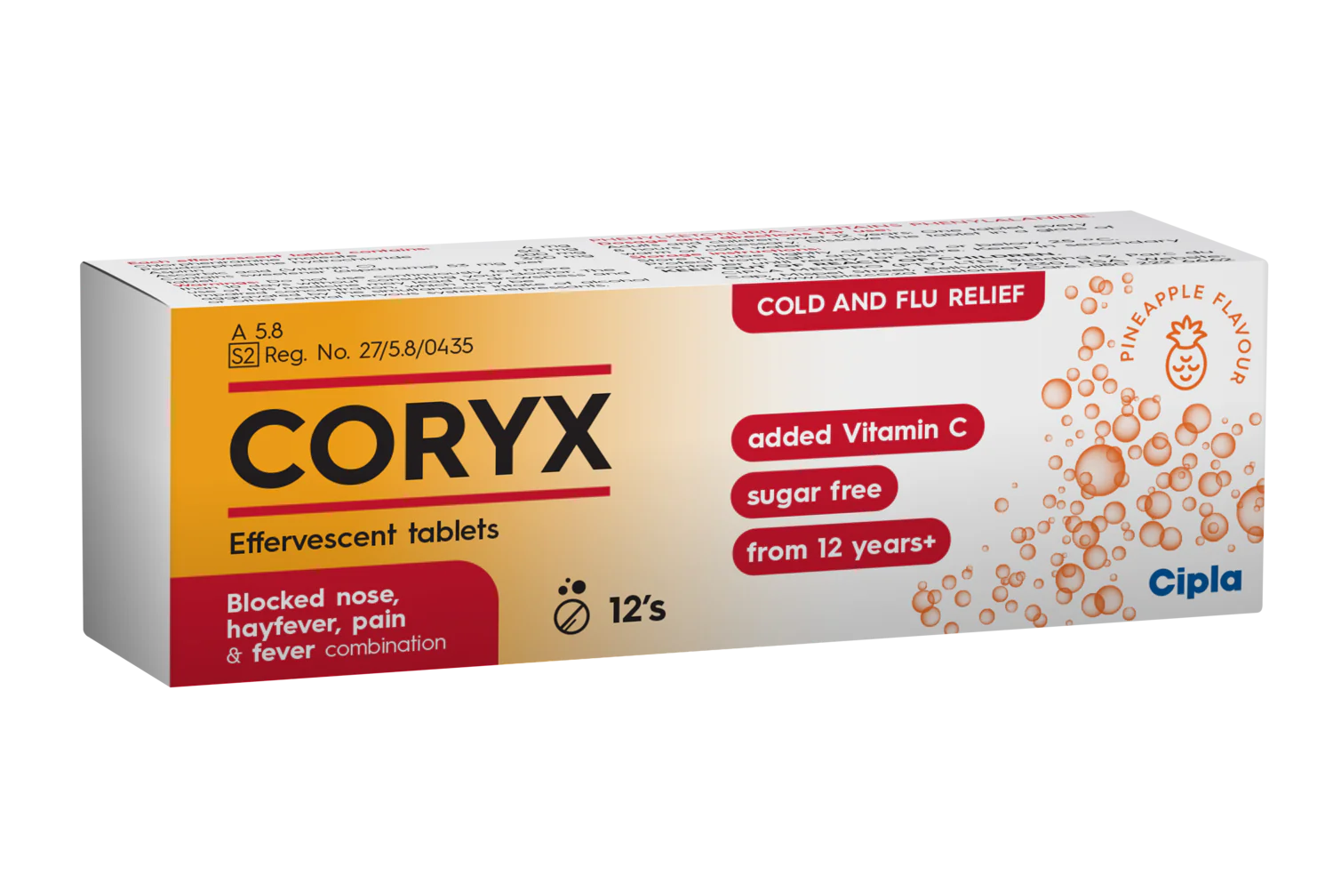 Coryx Effervescent Tablets 12  Tablets
