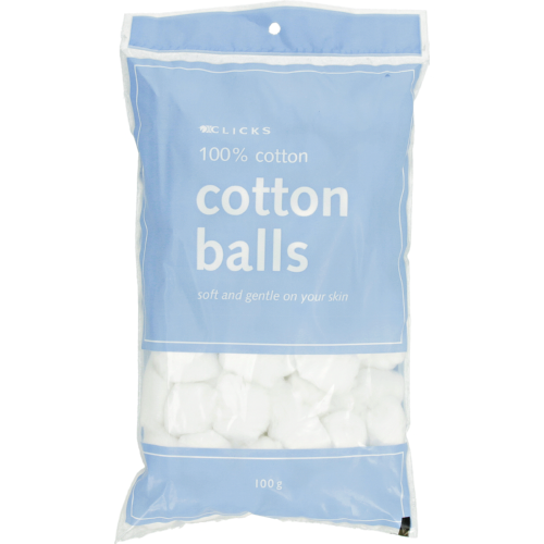 Cotton Wool Balls White 100g
