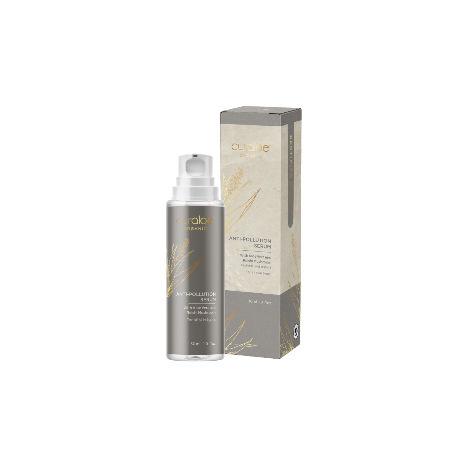 Curaloe Organic Anti Pollution Serum 30ml