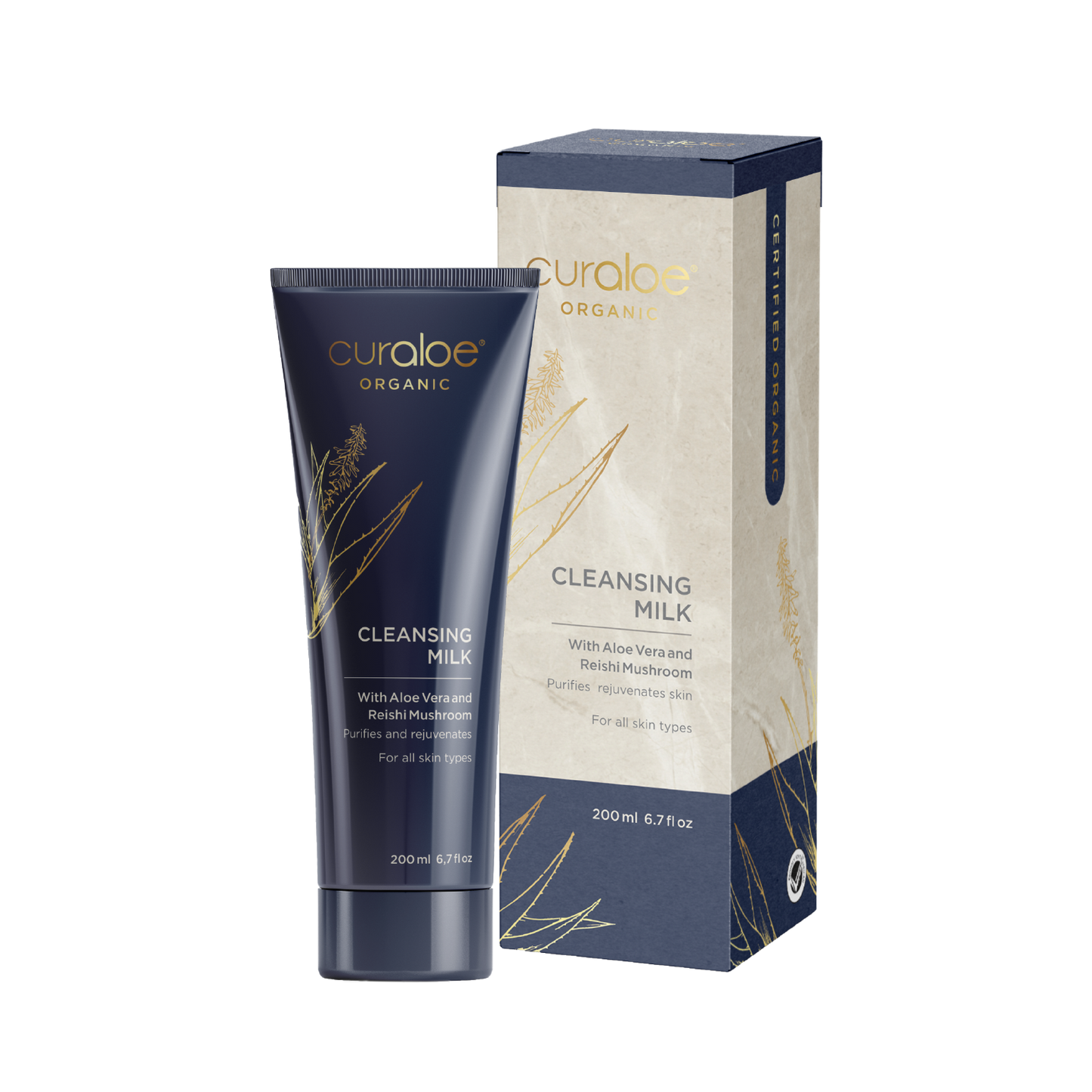 Curaloe Organic Cleansing Milk 200ml