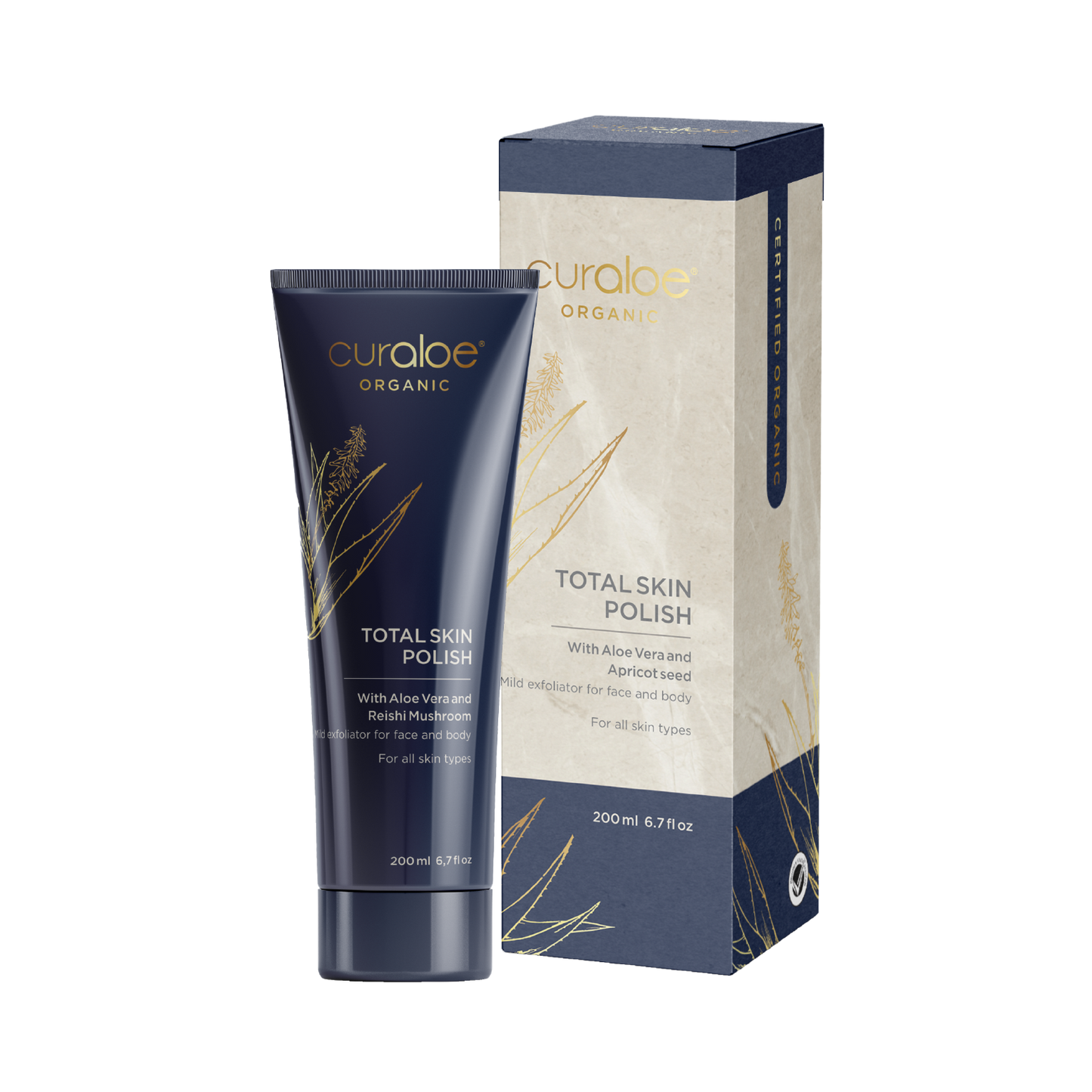 Curaloe Organic Total Skin Polish 200ml