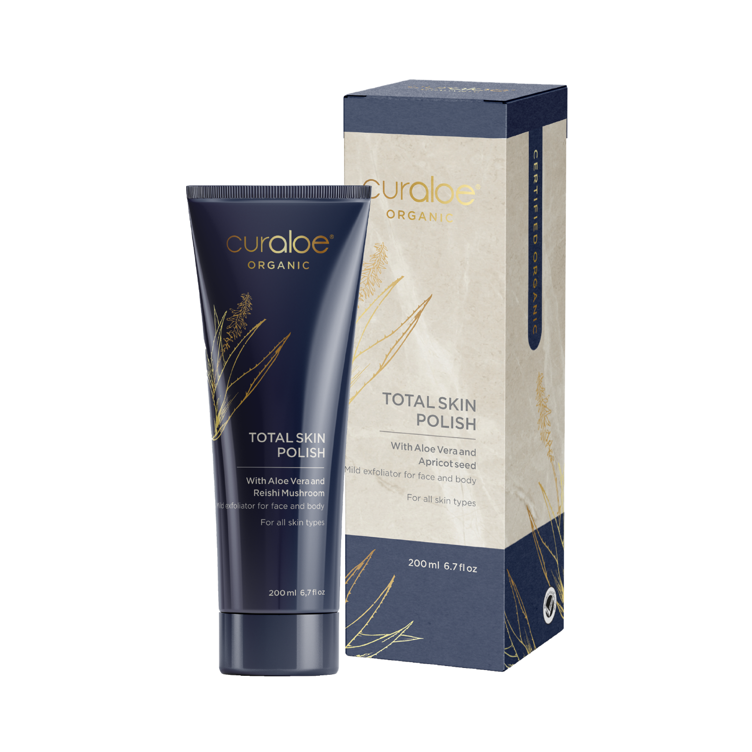Curaloe Organic Total Skin Polish 200ml