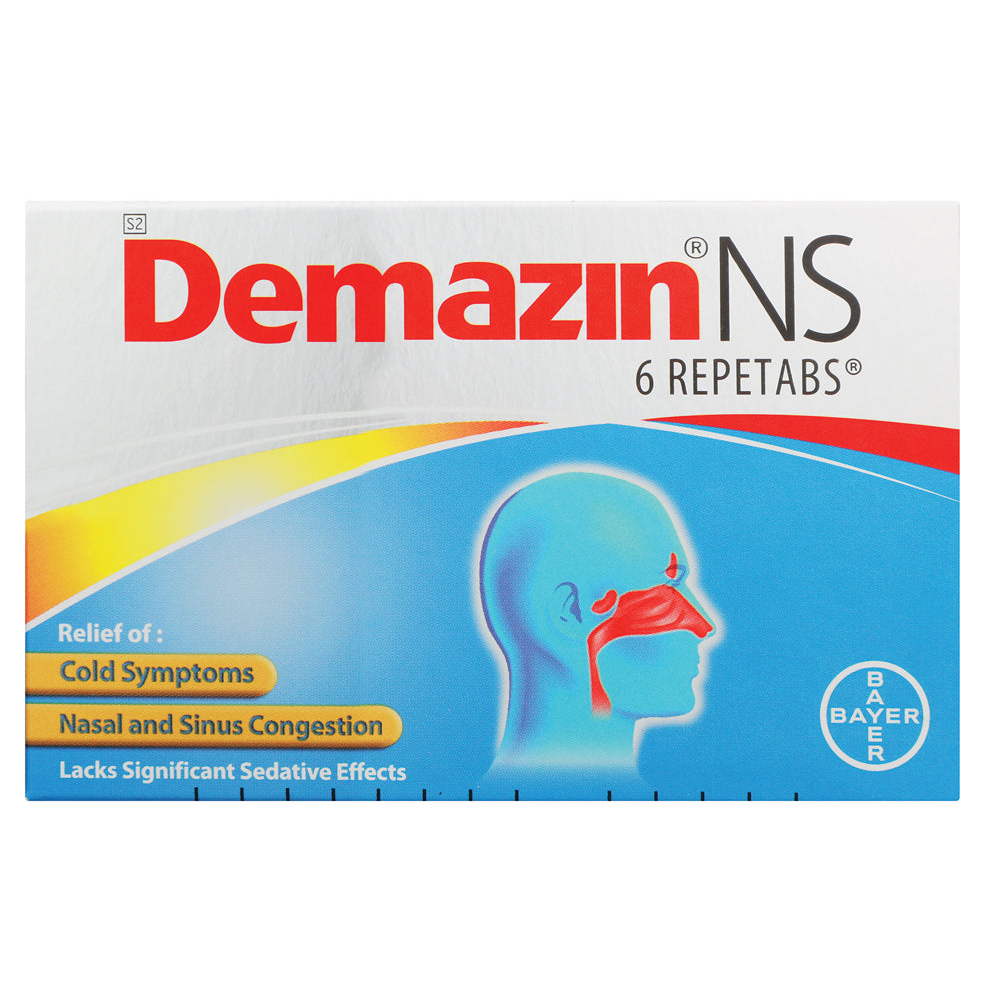 Demazin ND 500mg Repetablets 6's