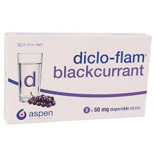 Dicloflam Blackcurrant Tab 9's