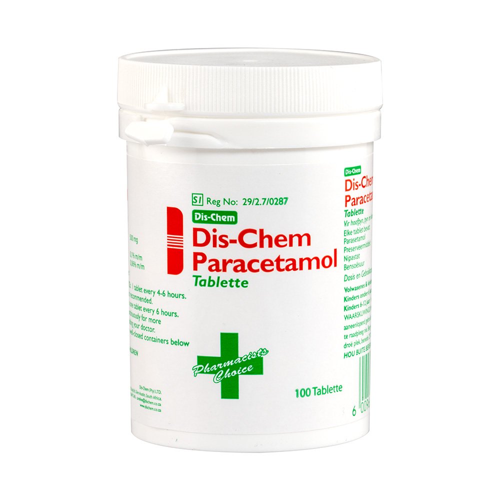 Dis-Chem Paracetamol Tablets 100's
