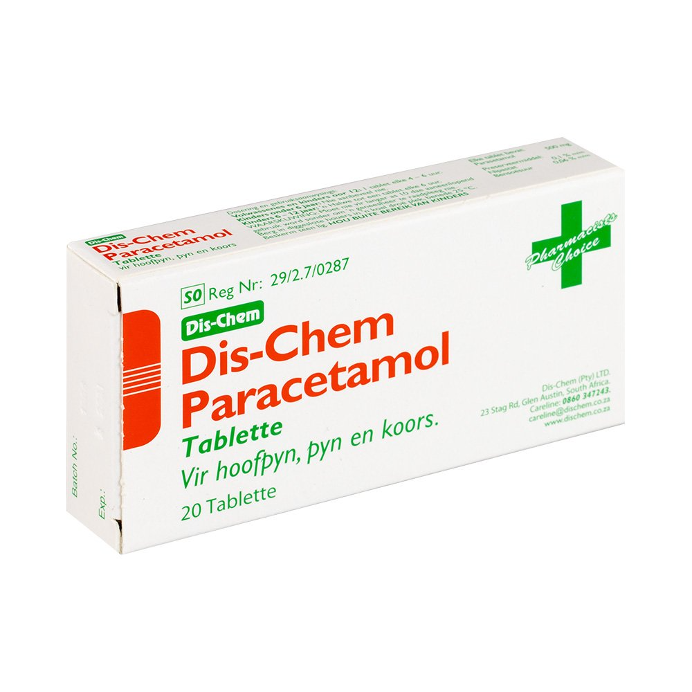 Paracetamol Tablets 20's