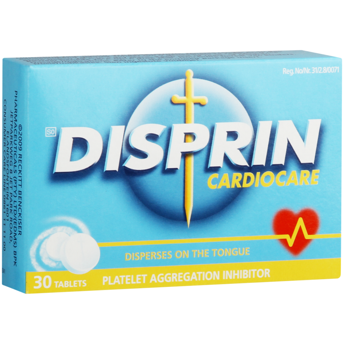Disprin Cardiocare 100mg 30 Tablets