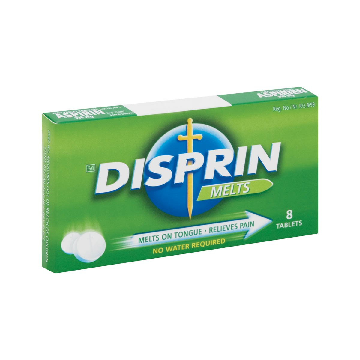 Disprin Melts Tablets 8's
