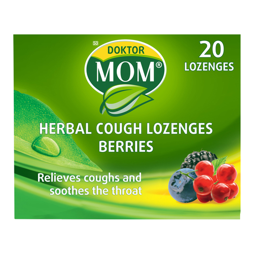 Doktor Mom Herbal Cough Lozenges 20's Berry