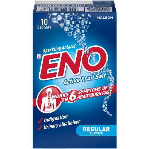 ENO Regular Active Fruit Salt 10 Sachets