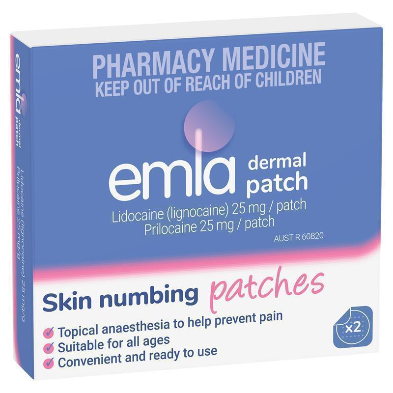 Emla Adhesive Patches 2's