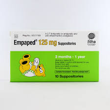Empaped Suppositories 125mg 10