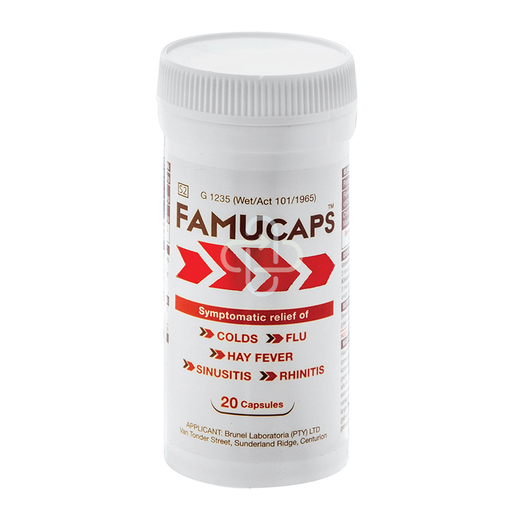 Famucaps Cold and Flu Capsules 20's