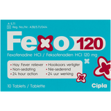 Fexo 120mg Tablets 10 Tablets