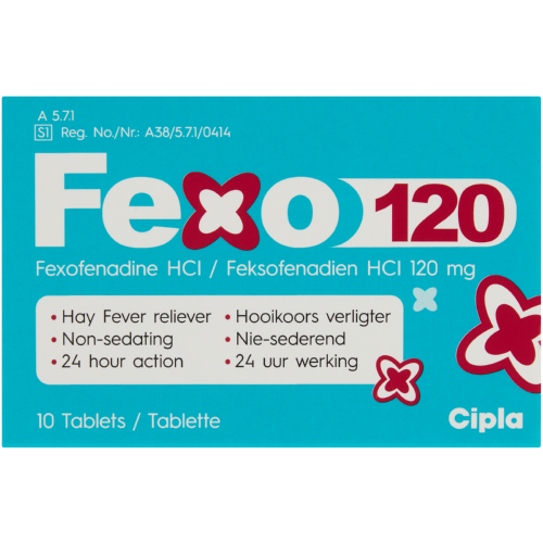Fexo 120mg Tablets 10 Tablets