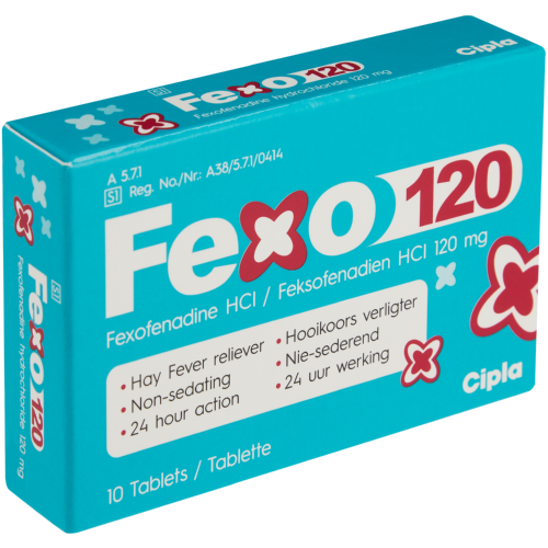 Fexo 120mg Tablets 10 Tablets