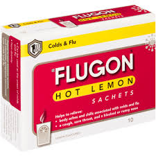Flugon Hot Lemon Sachets For Adults 10s