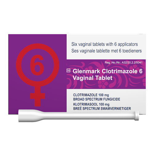 Glenmark Clotrimazole 6 Vag Tab 100mg