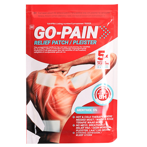 Go-Pain Relief Patches 5's