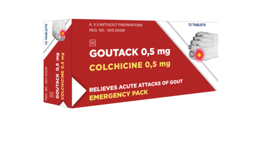 Goutack 0.5mg Tabs 12's