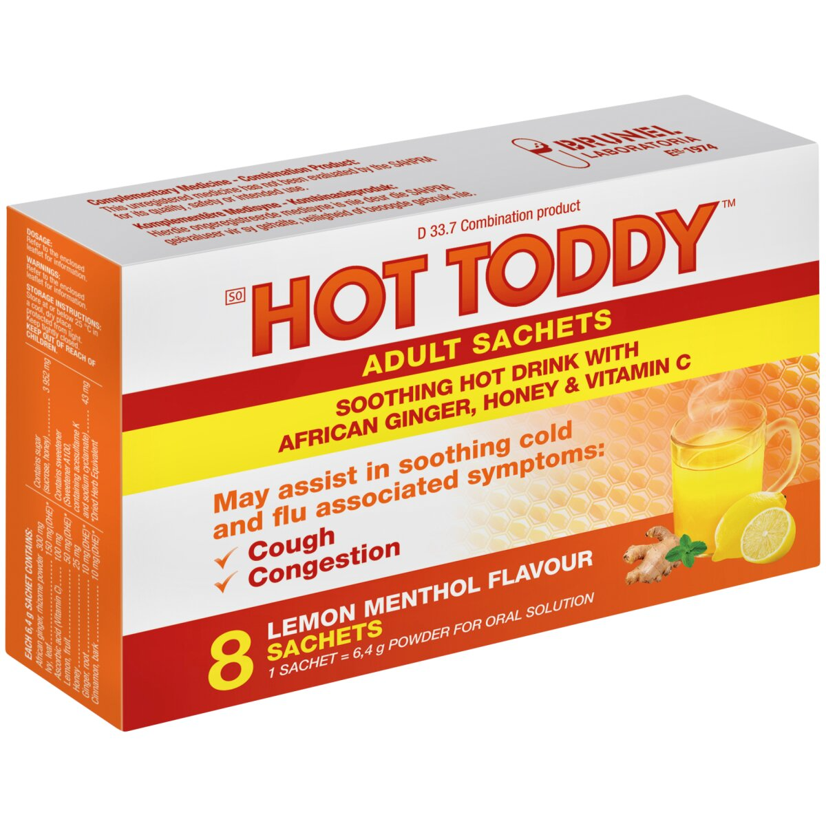 Hot Toddy Sachets Adult 8's