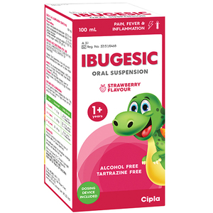 Ibugesic Strawb Susp 100ml
