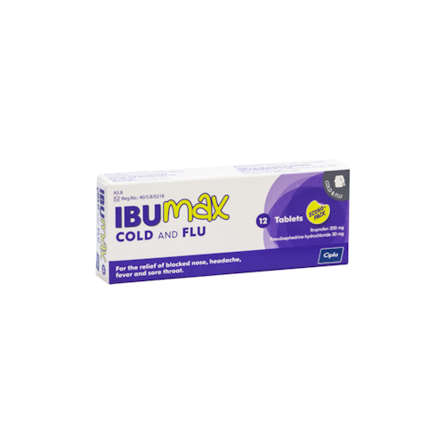 Ibumax Cold And Flu 30(200)mg Tablets 12's