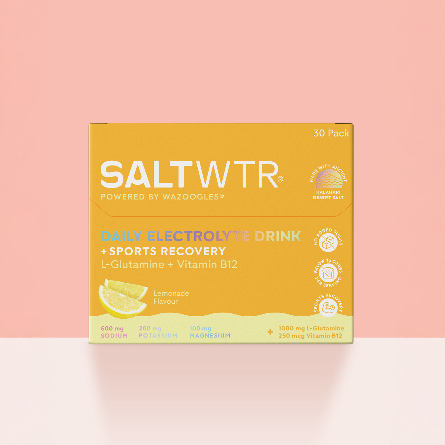 SaltWTR Daily Electrolytes - Lemonade | Sports Recovery