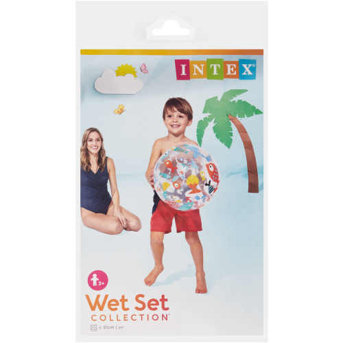 Intex 3 Styles Lively Print Balls Ages 3+