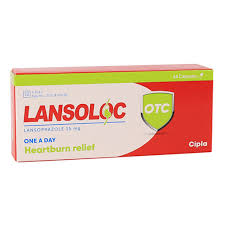 Lansoloc OTC Capsules 15mg 14's