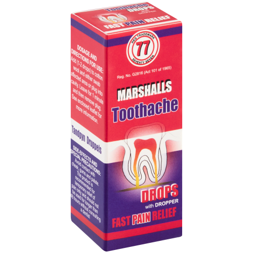 Marshalls Toothache Drops 10ml