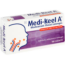 Medi-keel 'a' Loz 16's Blackcurrant