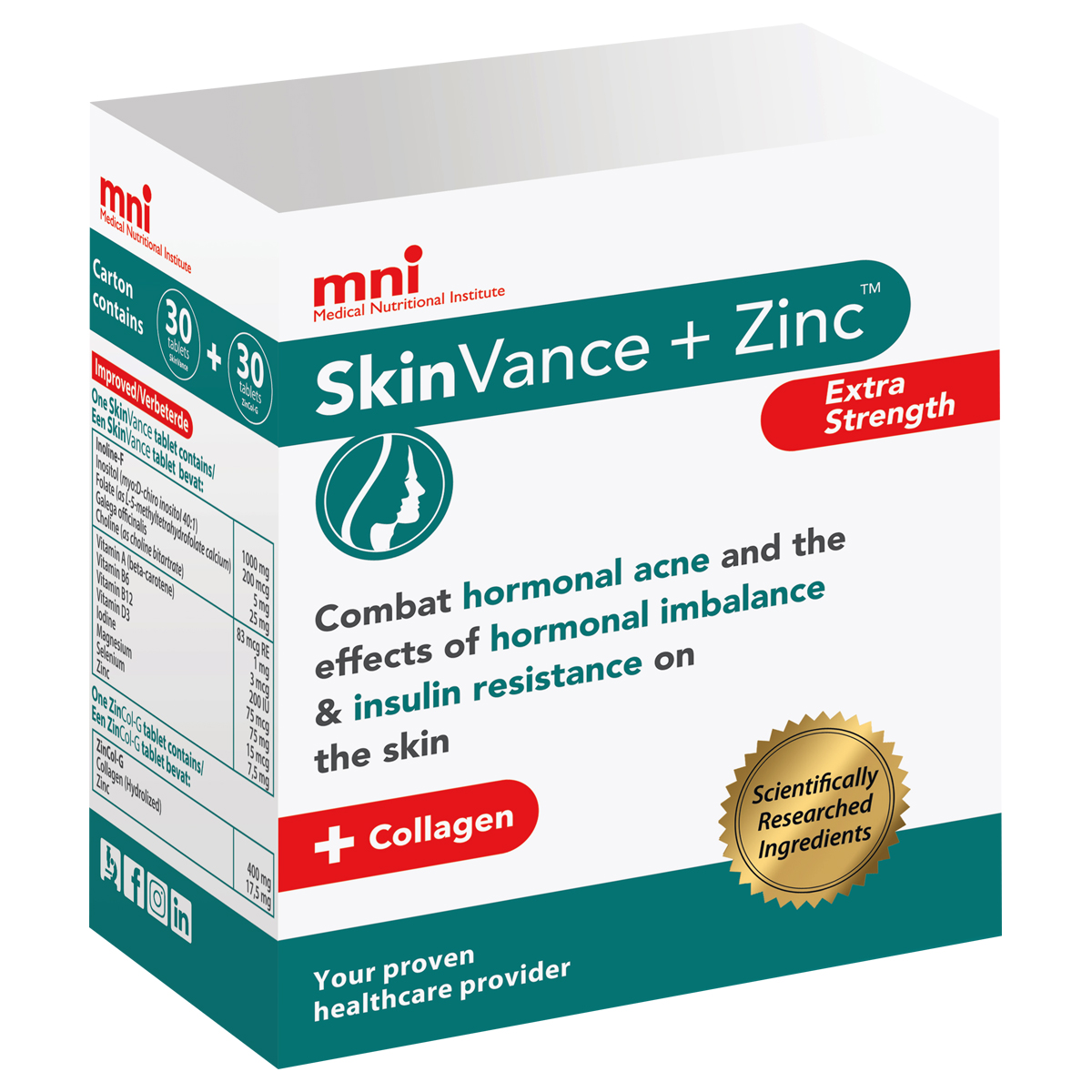 Mni Skinvance Zinc 30 Day Pack