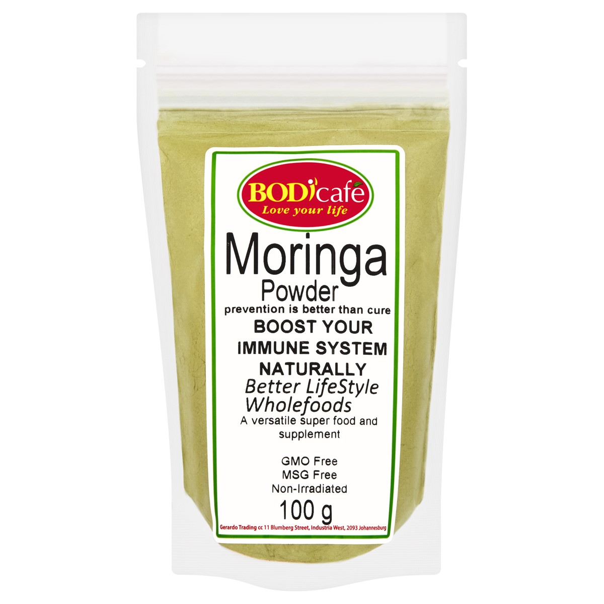 Bodicafe Moringa Powder 100g