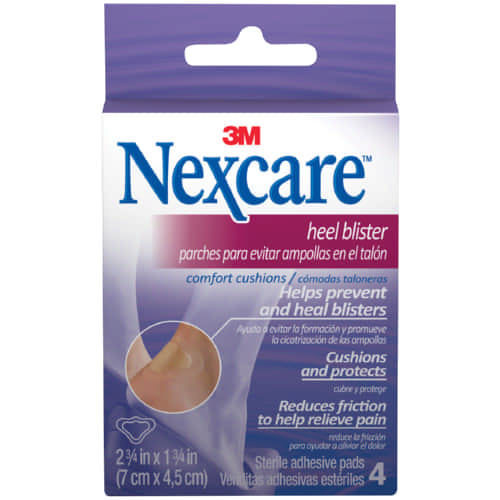Nexcare 3M Heel Blister Plasters 7cm x 4.5cm 5 Strips