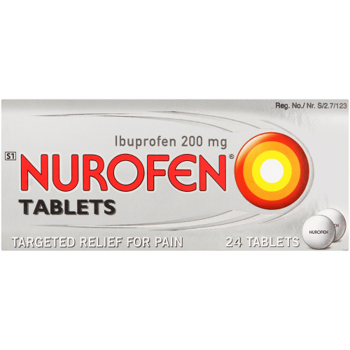 Nurofen Ibuprofen 200mg Tablets 24  Tablets