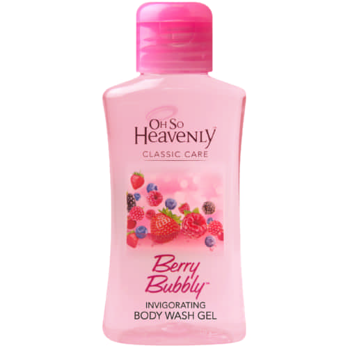 Oh So Heavenly Travel and Trail Mini Berry Bubbly Body Wash 90ml