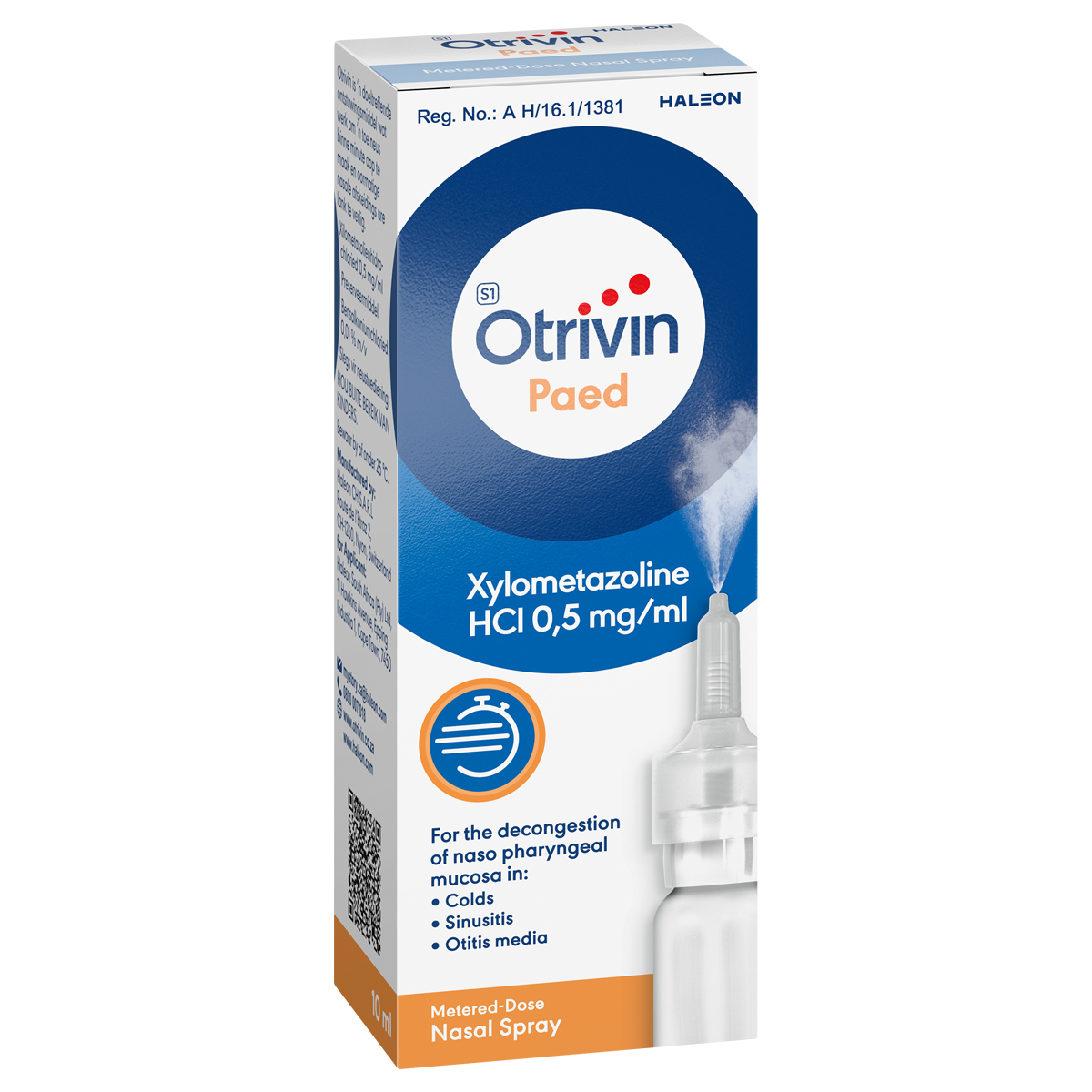 Otrivin Paediatric Metered Dose 10ml