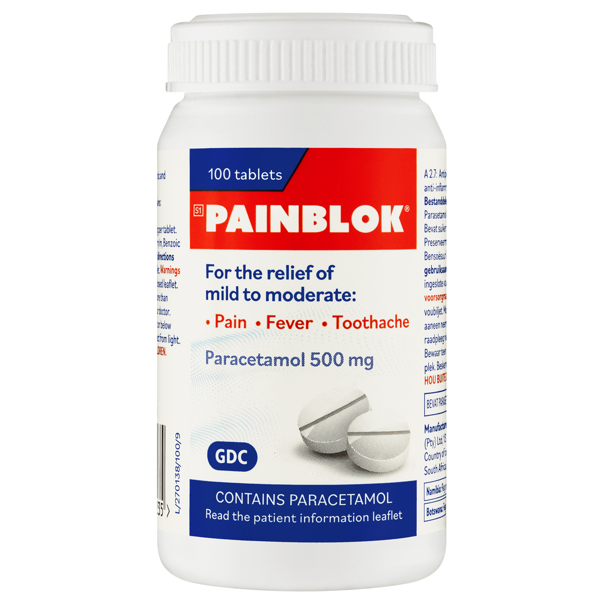 Painblok Tablets 500mg 24