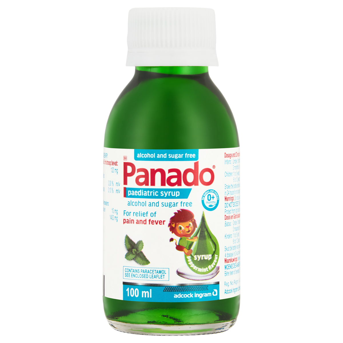 Panado Paediatric Syrup Alcohol & Sugar Free 100ml