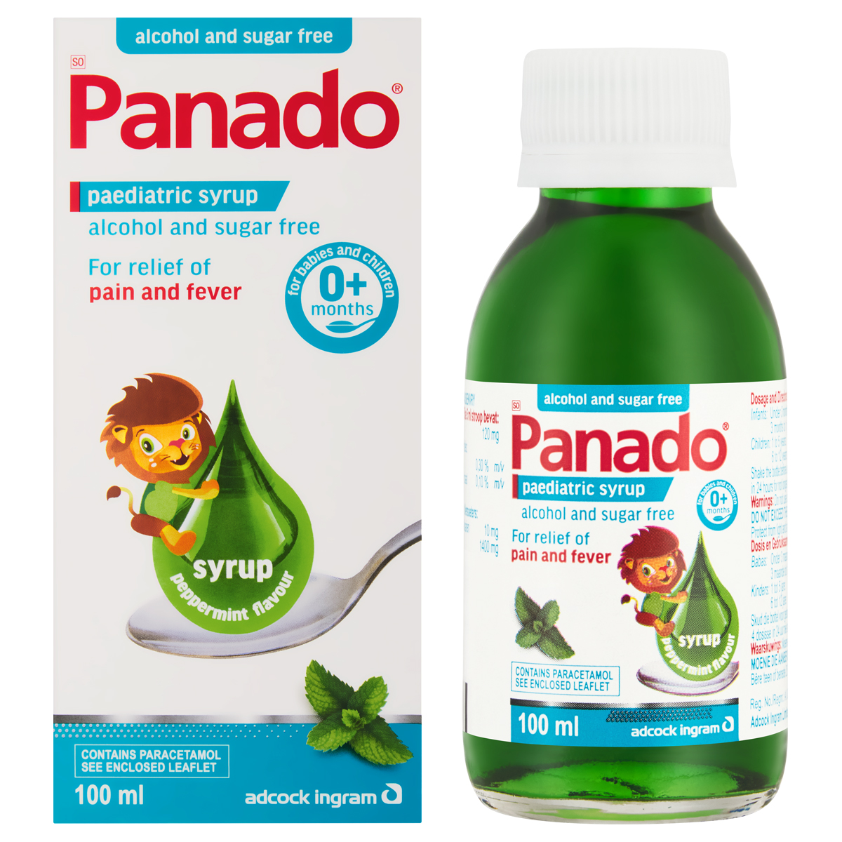 Panado Paediatric Syrup Alcohol & Sugar Free 100ml