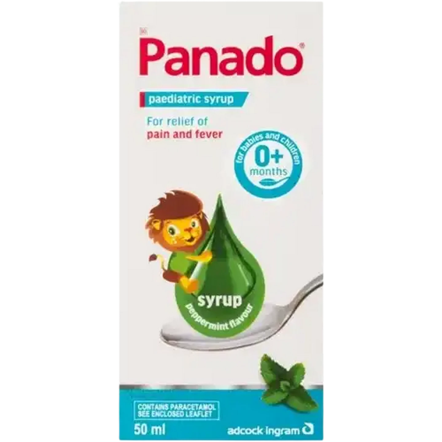 Panado Paediatric Syrup Peppermint 50ml