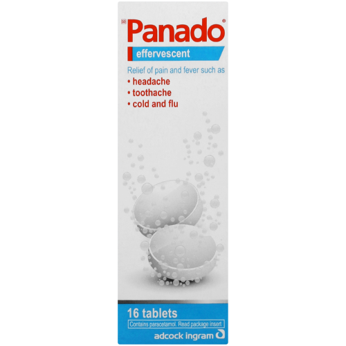 Panado Paracetamol 500mg 16 Effervescent Tablets