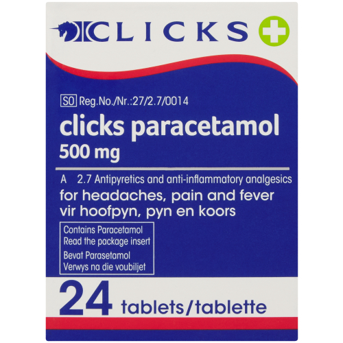 Paracetamol 500mg 24 Tablets