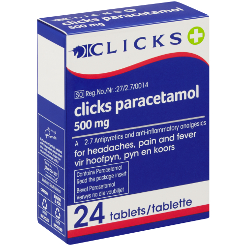 Paracetamol 500mg 24 Tablets