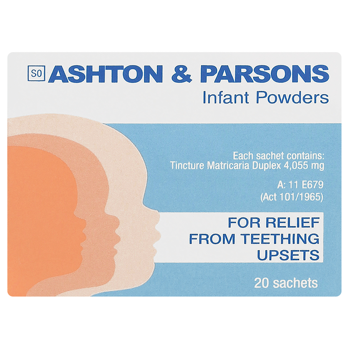 Ashton & Parsons Teething Powder 20 Sachets
